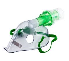 Nebulizer mask with tubing elongated