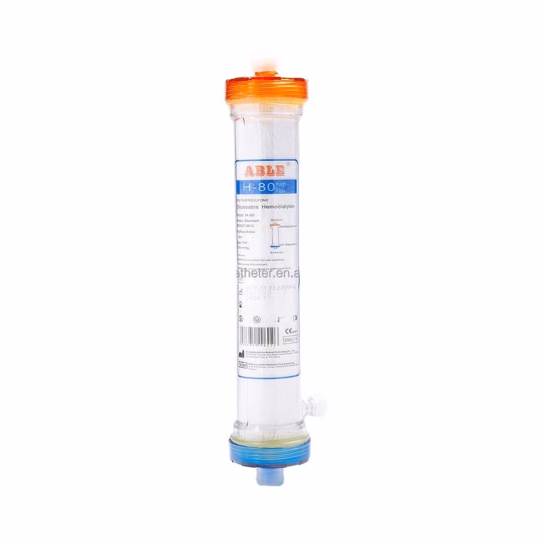 Able-Disposable-Hemodialysis-Dialyzer-Filter-Fiber-Hollow-Fiber-Dialyzer.